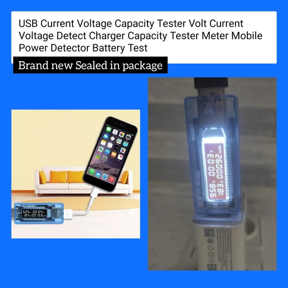 5/$25 USB current voltage capacity tester voltage tester mobile battery detector - Picture 1 of 10